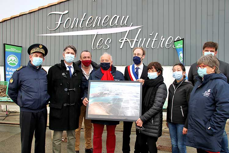 Visite de la Ministre Madame Annick Girardin sur le site de Dolus d’Oléron